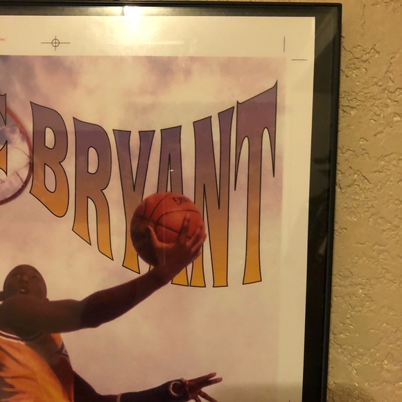 KOBE BRYANT 1996 Rookie Mini Blackplate 1/1 poster - Picture 5 of 5